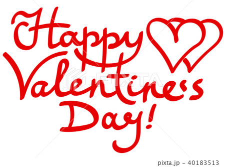 valentine's day lettering 40183513