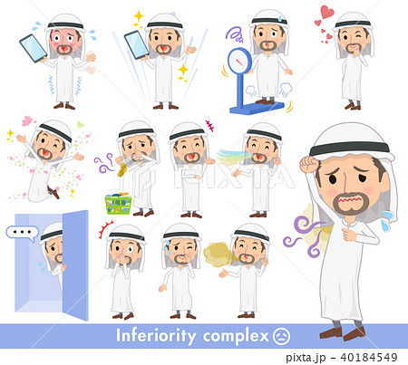 Arab Kandura wearing men_complex 40184549