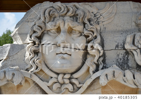Head of Medusa in Didim, Turkey 40185305