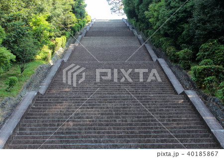 京都　伏見桃山陵　大階段 40185867