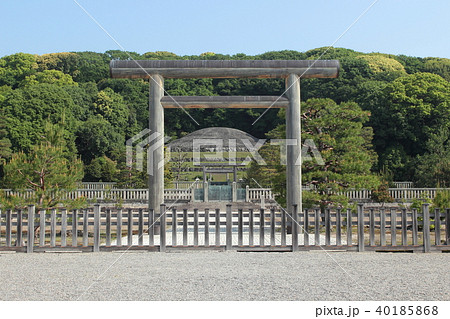 京都　明治天皇伏見桃山陵 40185868