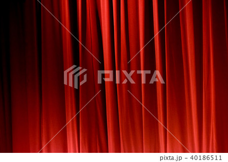 カーテン　ツイード　防炎加工　オーダーカーテン　形状記憶　赤レンガ色　緞帳 40186511