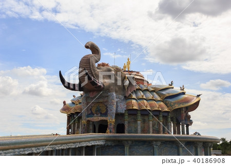 Elephant Pagoda in Thai Temple. Elephant Pagoda in Thai Temple. 40186908