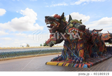 Beautiful statues of animals in the novel  40186919