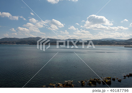 東浜街道から志津川湾・南三陸(宮城県) 東浜街道から志津川湾・南三陸(宮城県) 40187796