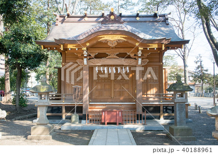 東京都・府中市　大國魂神社　北条政子の安産祈願をした　宮乃咩神社（みやのめじんじゃ）　 40188961