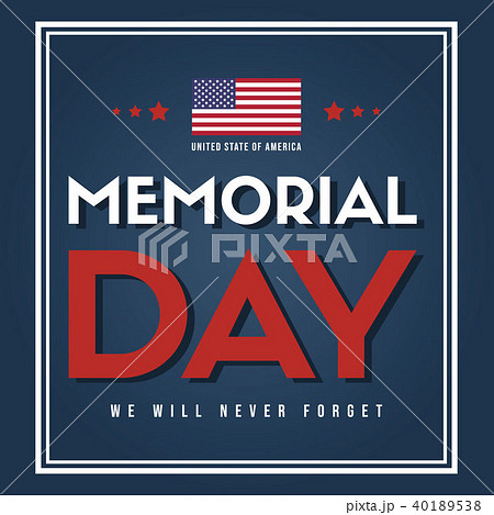 Happy memorial day national american 40189538