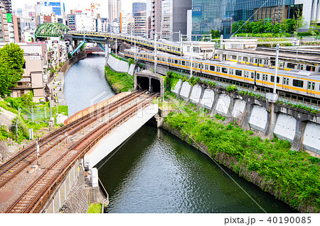 東京 御茶ノ水付近 鉄道立体交差 40190085