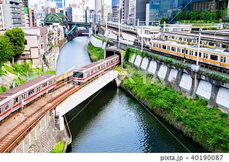 東京 御茶ノ水付近 鉄道立体交差 40190087