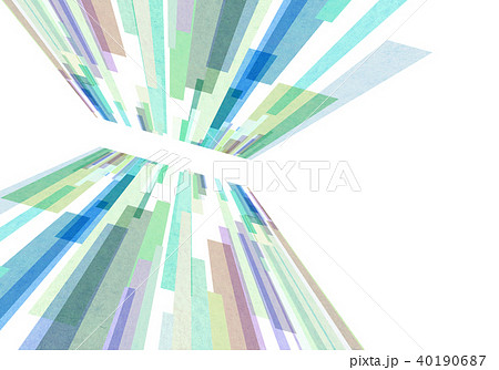 テクスチャー　ストライプ　フレーム 40190687