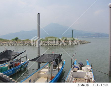 台湾　淡水　淡水ピア 40191706
