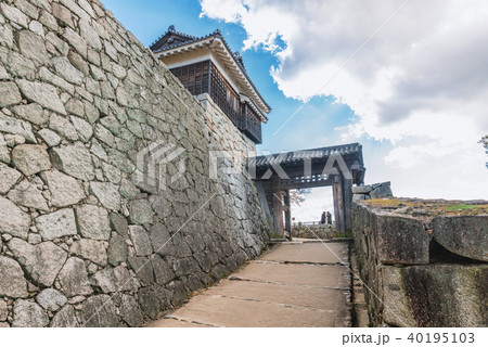 松山城 一ノ門と一ノ門南櫓 40195103