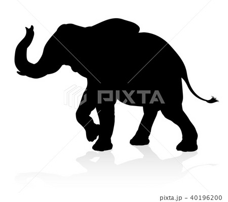 Elephant Animal Silhouette Elephant Animal Silhouette 40196200