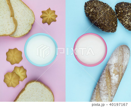 Breakfast flat lay 40197167