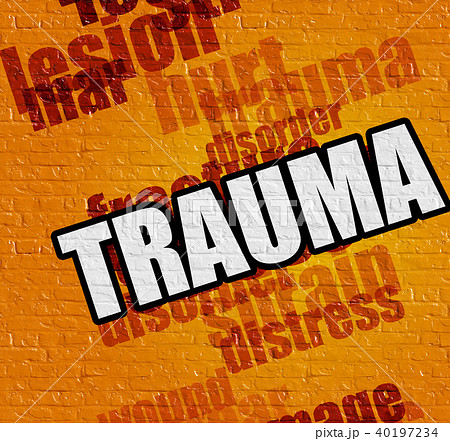 Health concept: Trauma on the Yellow Wall . 40197234