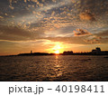 東京湾の夕暮れ 40198411