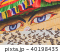 Boudha eyes in Nepal 40198435