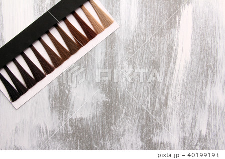 ヘアカラー・白髪染めのカラーチャート 40199193