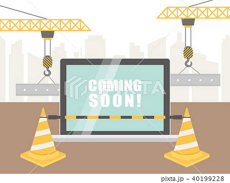 メンテナンス中のウェブサイト イメージ メンテナンス中のウェブサイト イメージ 40199228