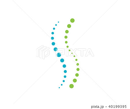 Spine diagnostics symbol logo template 40199395