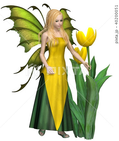 Blonde Haired Yellow Tulip Fairy 40200051