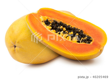 ripe papaya isolated ripe papaya isolated 40205469