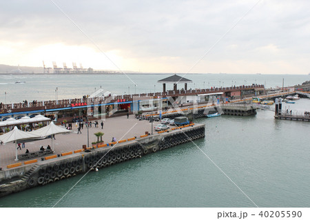 台湾 港町 淡水漁人碼頭 新北市 40205590