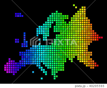 Bright Dot Europe Map 40205593