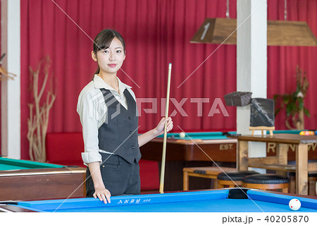 ビリヤードイメージ 女性ハスラー ビリヤードイメージ 女性ハスラー 40205870
