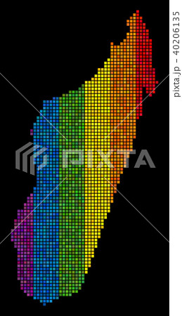 Spectrum Dotted Madagascar Island Map 40206135
