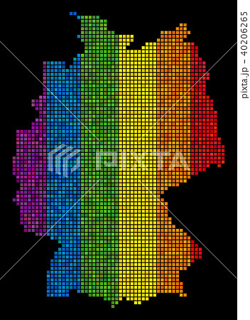 Spectrum Pixel Germany Map Spectrum Pixel Germany Map 40206265
