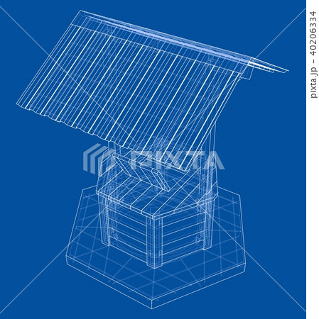 Water Well project. Vector Water Well project. Vector 40206334