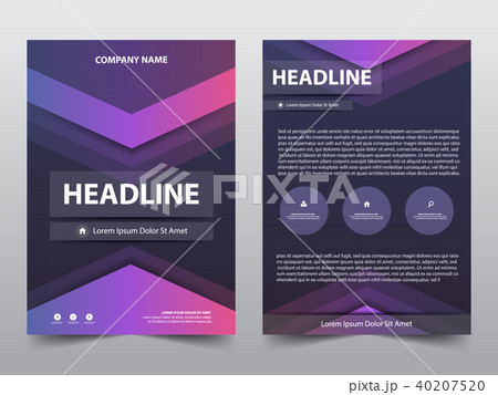 Abstract triangle brochure poster flyer annual 40207520