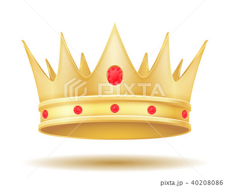 king royal golden crown vector illustration king royal golden crown vector illustration 40208086