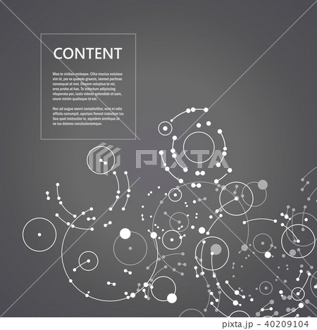 Network background with abstract connection 40209104