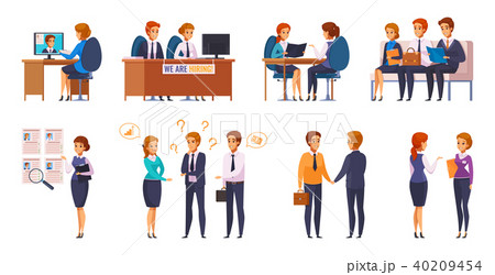 Job Applicants Interviewers Collection 40209454
