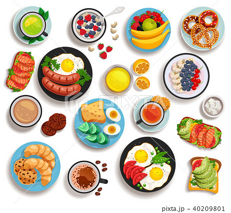 Breakfast Isolated Set 40209801