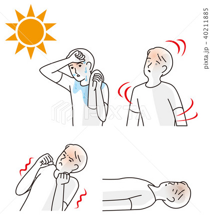 熱中症の症状 40211885