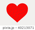 red heart with white background 40213071