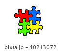 autism puzzle with white background 40213072