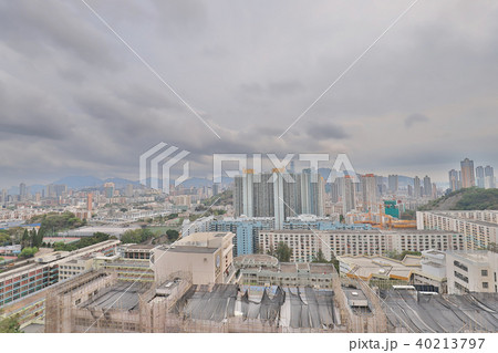 the view of Hong Kong urban city at kowloon tong 40213797