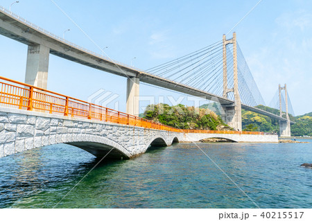 呼子大橋と弁天町遊歩橋 呼子大橋と弁天町遊歩橋 40215517