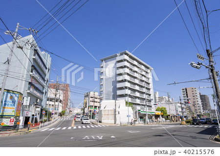 名古屋昭和区 都市風景 国道153号線 飯田街道 杁中交差点 名古屋昭和区 都市風景 国道153号線 飯田街道 杁中交差点 40215576