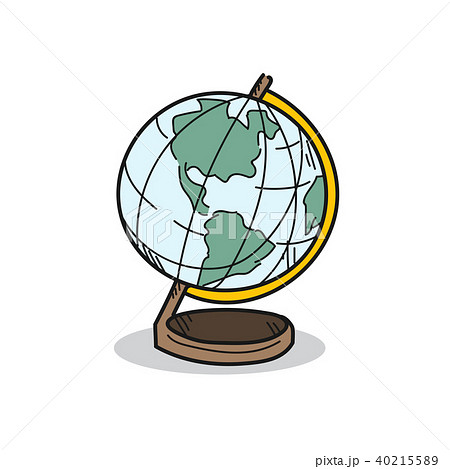 World model illustration on a white background World model illustration on a white background 40215589