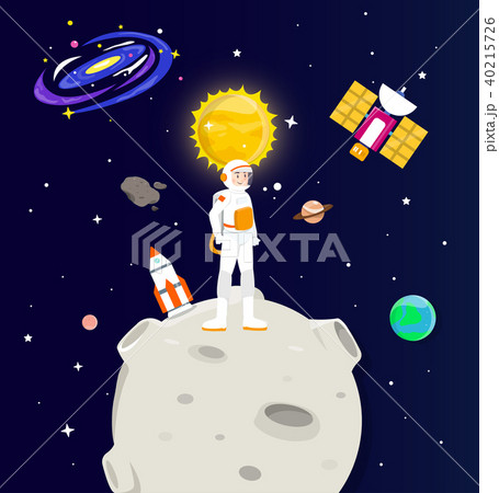 Astronauts stand on the moon. Astronauts stand on the moon. 40215726