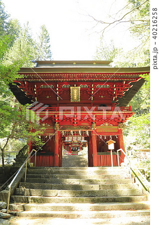 花園神社の楼門　北茨城市 40216258