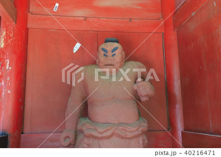 花園神社の楼門(仁王門) 石像 北茨城市 花園神社の楼門(仁王門) 石像 北茨城市 40216471