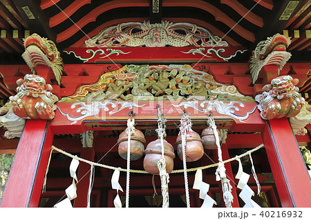 花園神社の本殿 三猿 北茨城市 花園神社の本殿 三猿 北茨城市 40216932