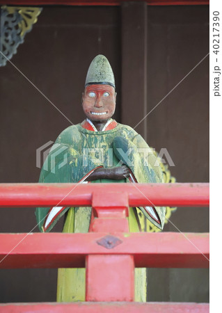 花園神社の本殿にある神猿の像 北茨城市 花園神社の本殿にある神猿の像 北茨城市 40217390