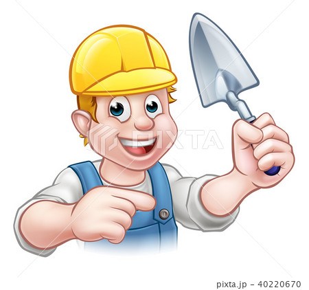 Builder Bricklayer Construction Worker Trowel Tool 40220670